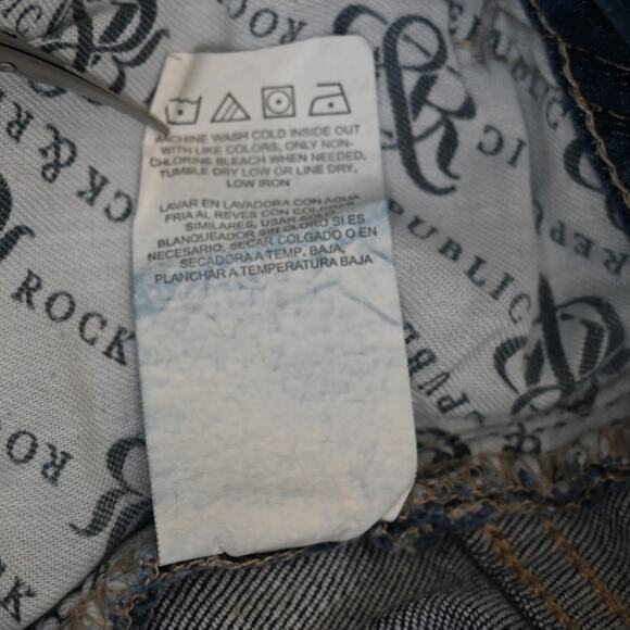 Rock & Republic Womens 6 Indee Distressed Boyfriend Jean - Picture 11 of 11